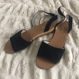 Reaction by Kenneth Cole suede ankle strap sandals